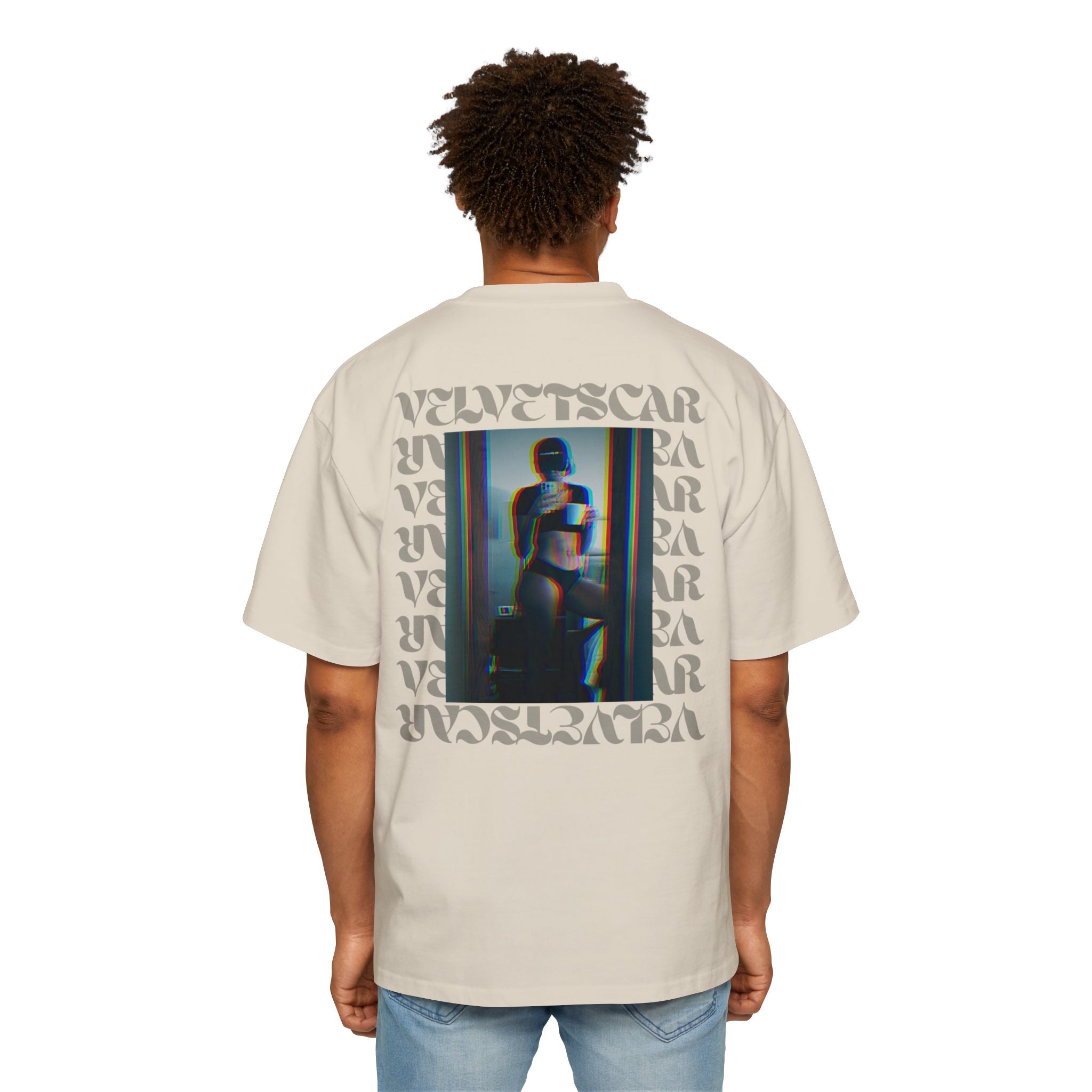 VScar Oversized Pattern Tee
